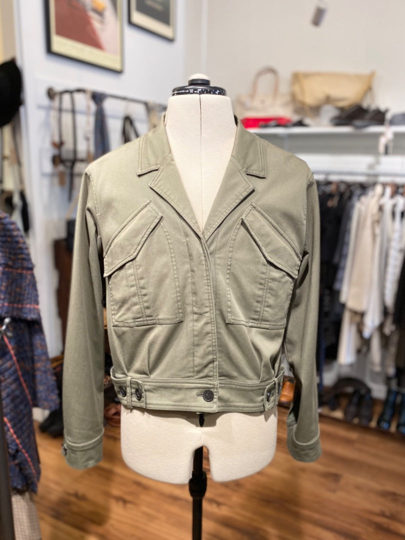 Derek Lam Green Cotton Jacket, 12
