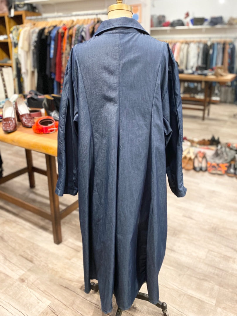 Dress to Kill Denim Long Jacket, OS