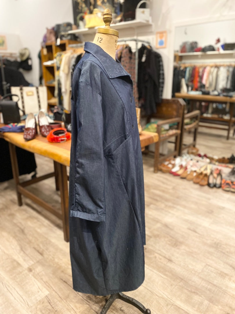 Dress to Kill Denim Long Jacket, OS