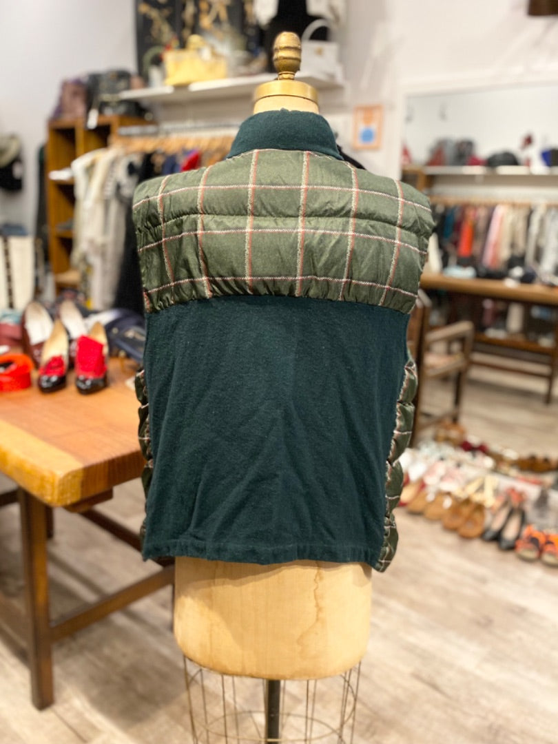 Undercover Jun Takahashi Green/Red Puff Vest, 3
