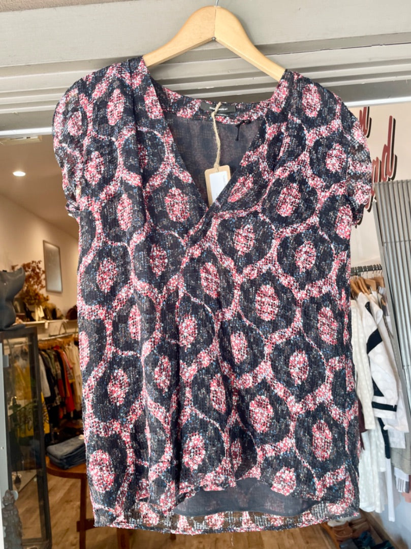 Isabel Marant Black/Red Blouse, 34