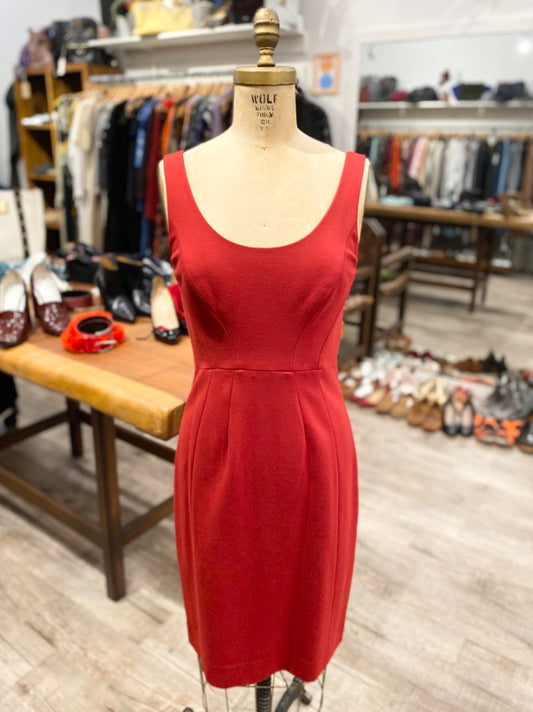 Diane Von Furstenberg Red Tank Dress, 8