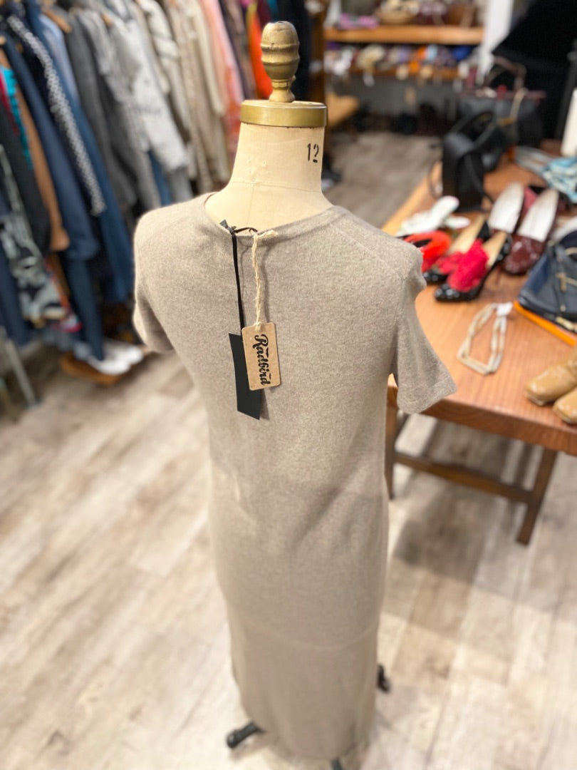 Jenni Kayne Taupe T-Shirt Dress, Medium