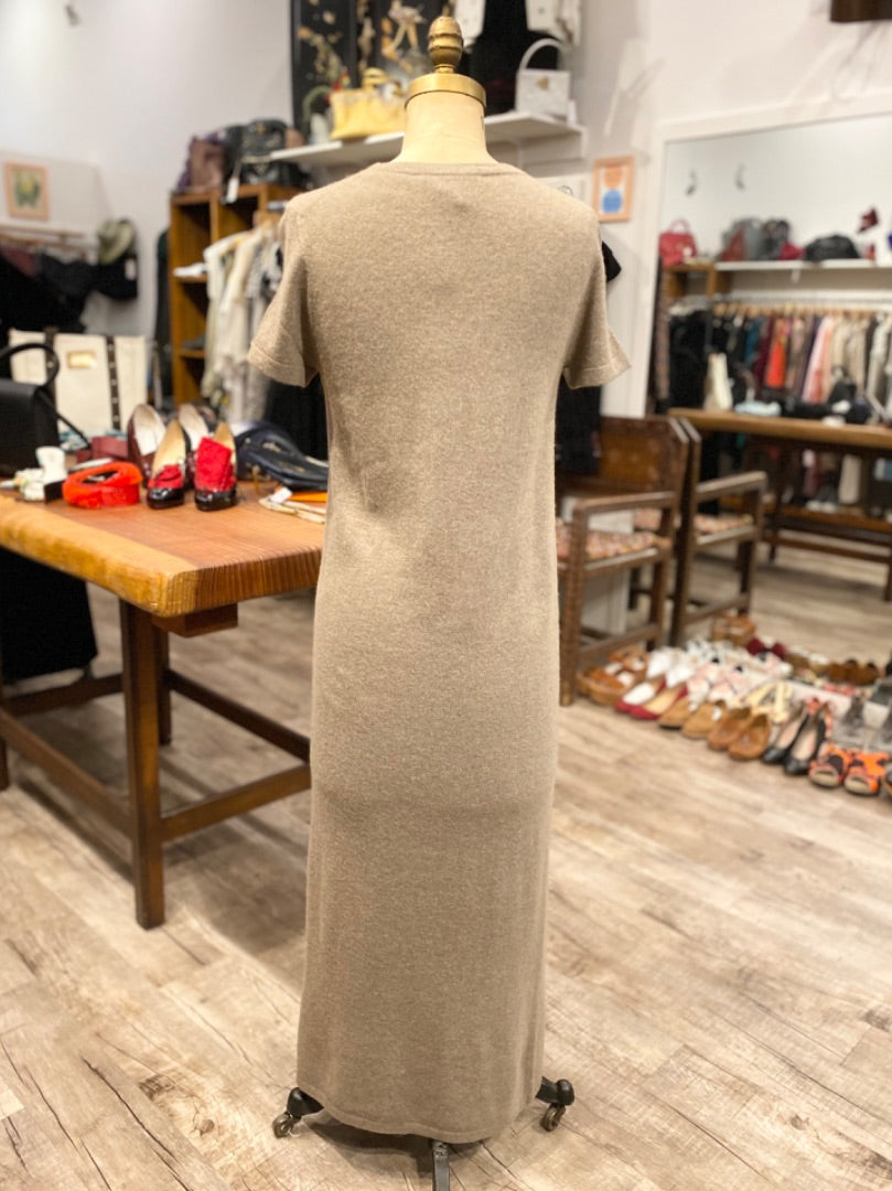 Jenni Kayne Taupe T-Shirt Dress, Medium