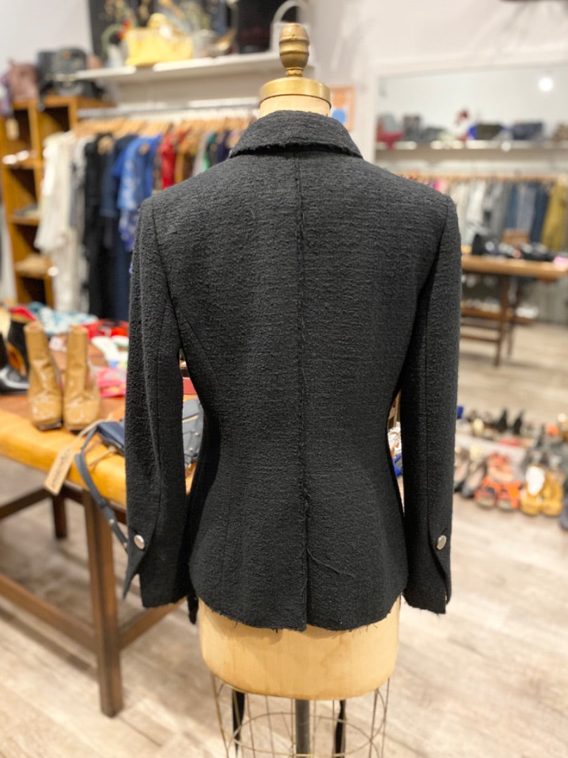 Proenza Schouler Black Tweed Jacket, 8