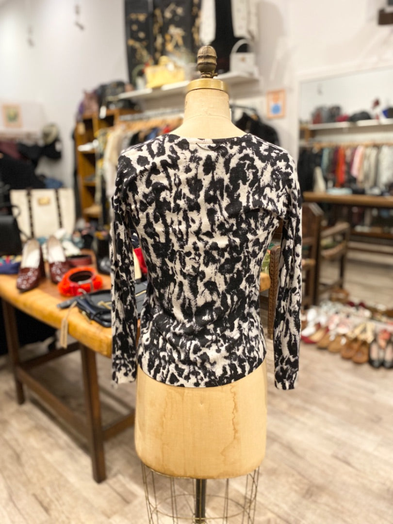 The Kooples Black/White Wool Sweater, 3
