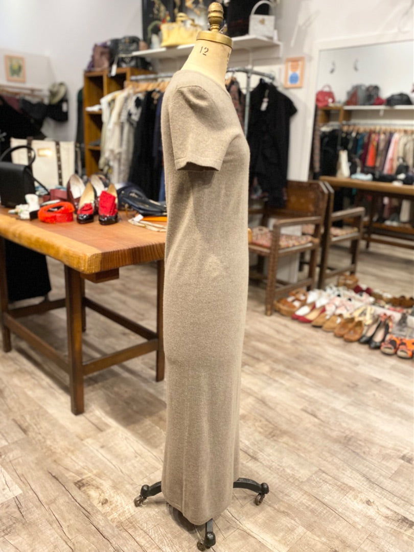 Jenni Kayne Taupe T-Shirt Dress, Medium