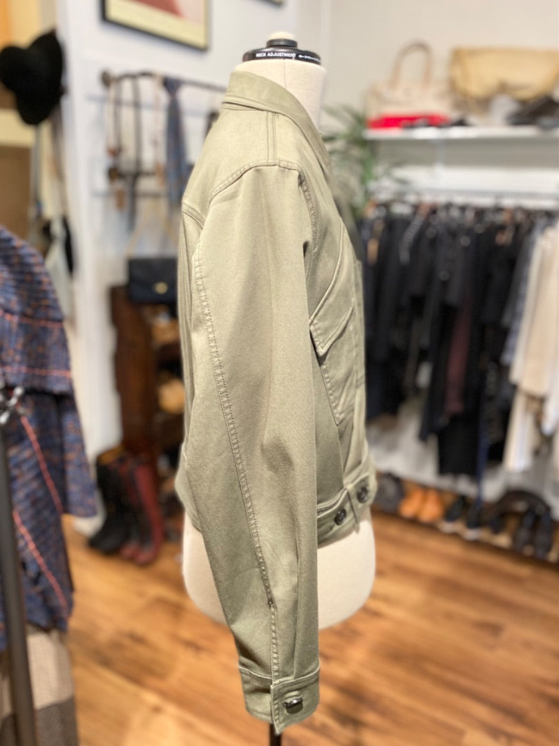 Derek Lam Green Cotton Jacket, 12