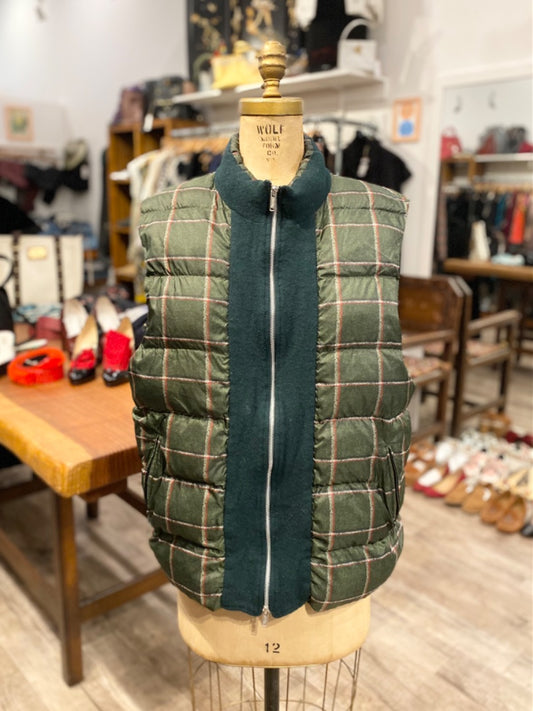 Undercover Jun Takahashi Green/Red Puff Vest, 3