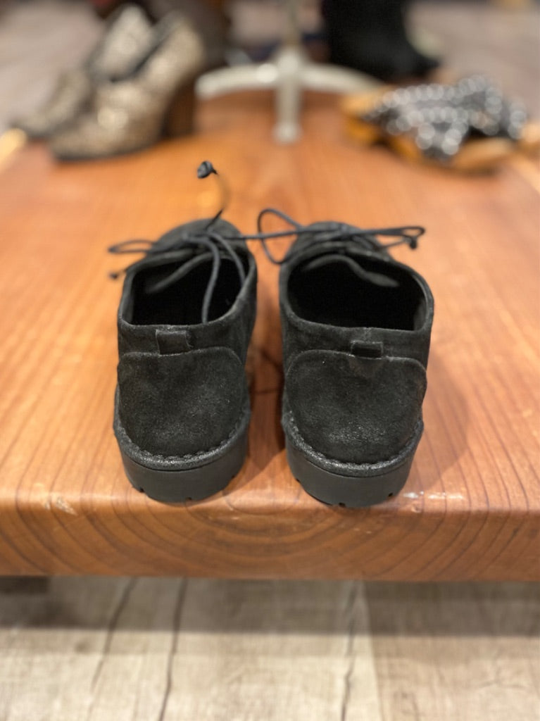 Marsell Black Lace Oxfords, 37.5