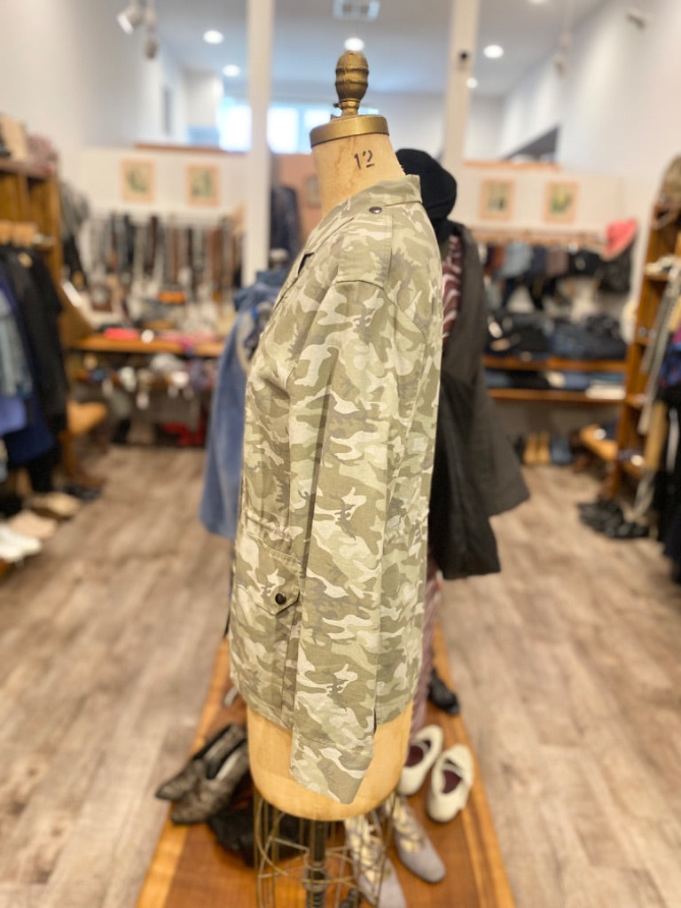 ATM Camo Print Jacket, Small