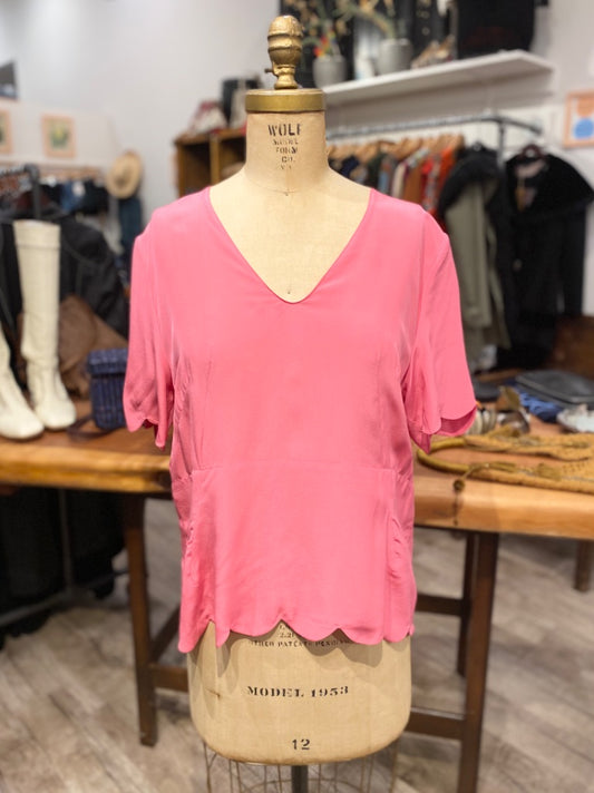 Marni Pink Silk Blouse, 46