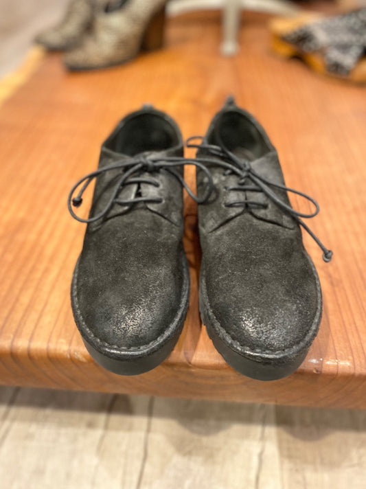 Marsell Black Lace Oxfords, 37.5