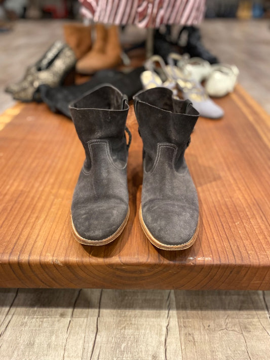 NDC Grey Suede Booties, 40