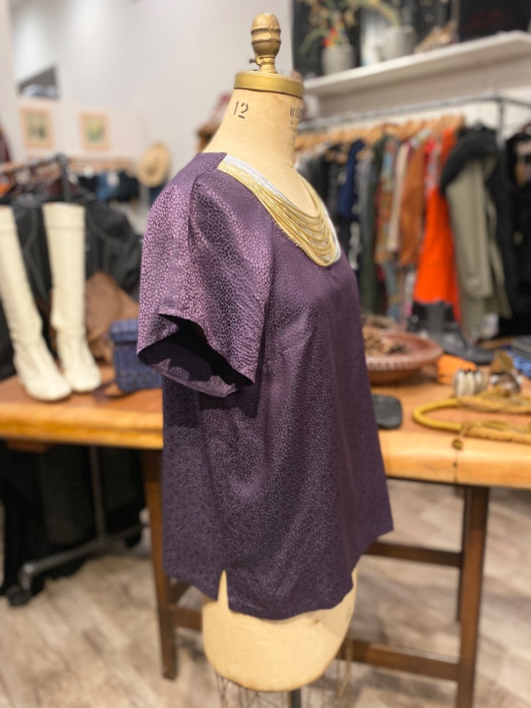 Phillip Lim Purple Silk/Wool Blouse, 10