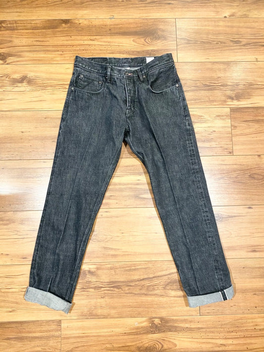 IMjiT Black Raw Denim Jeans, 34