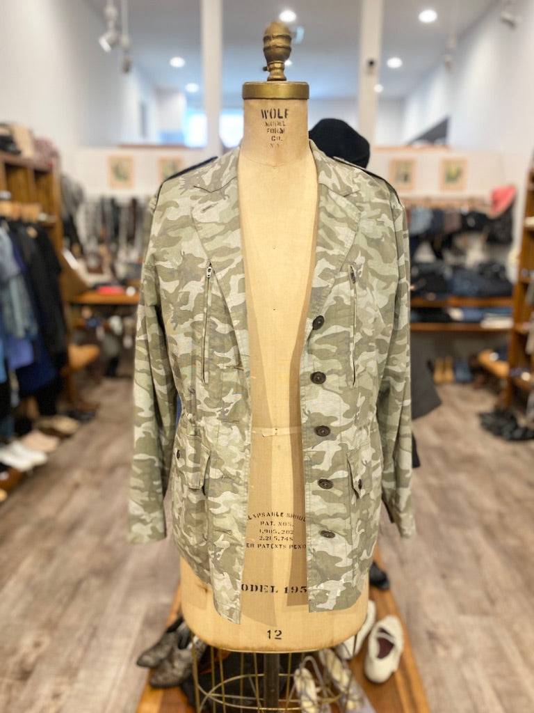 ATM Camo Print Jacket, Small