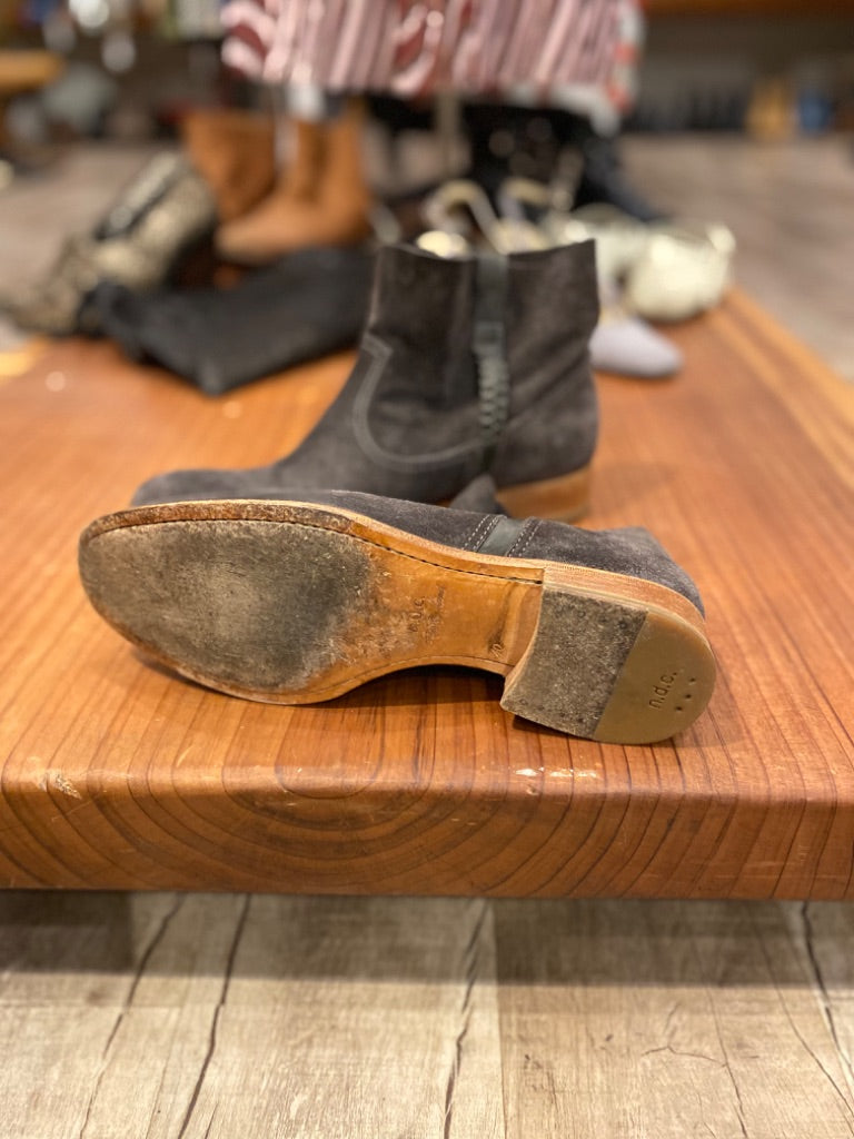 NDC Grey Suede Booties, 40