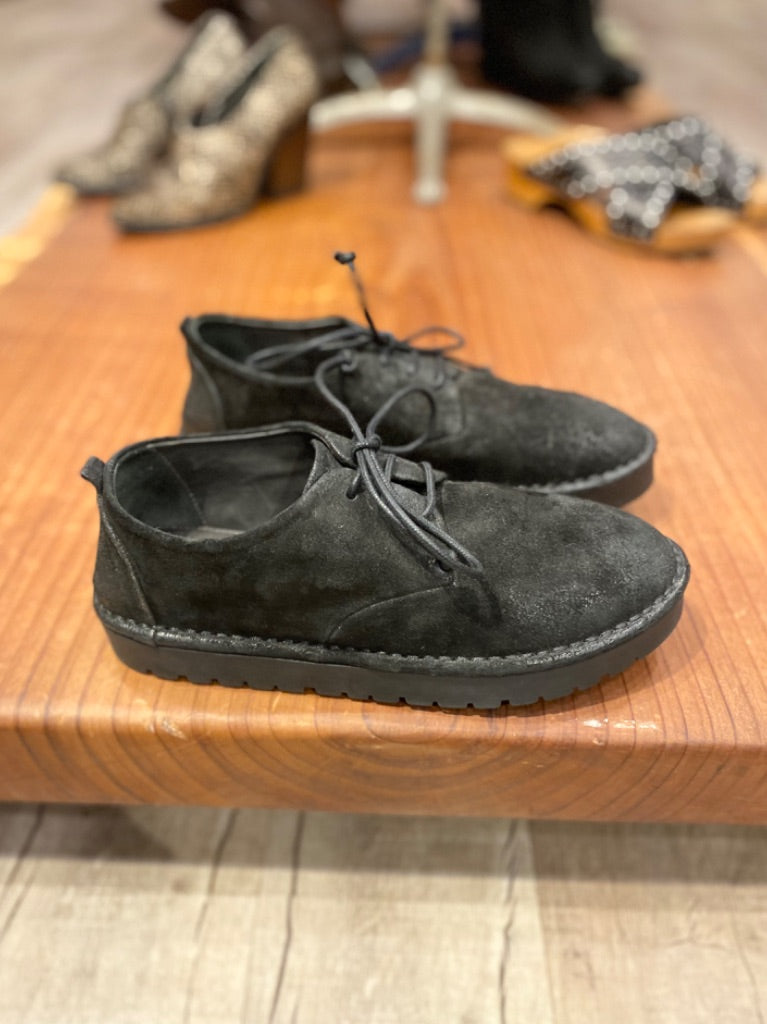 Marsell Black Lace Oxfords, 37.5