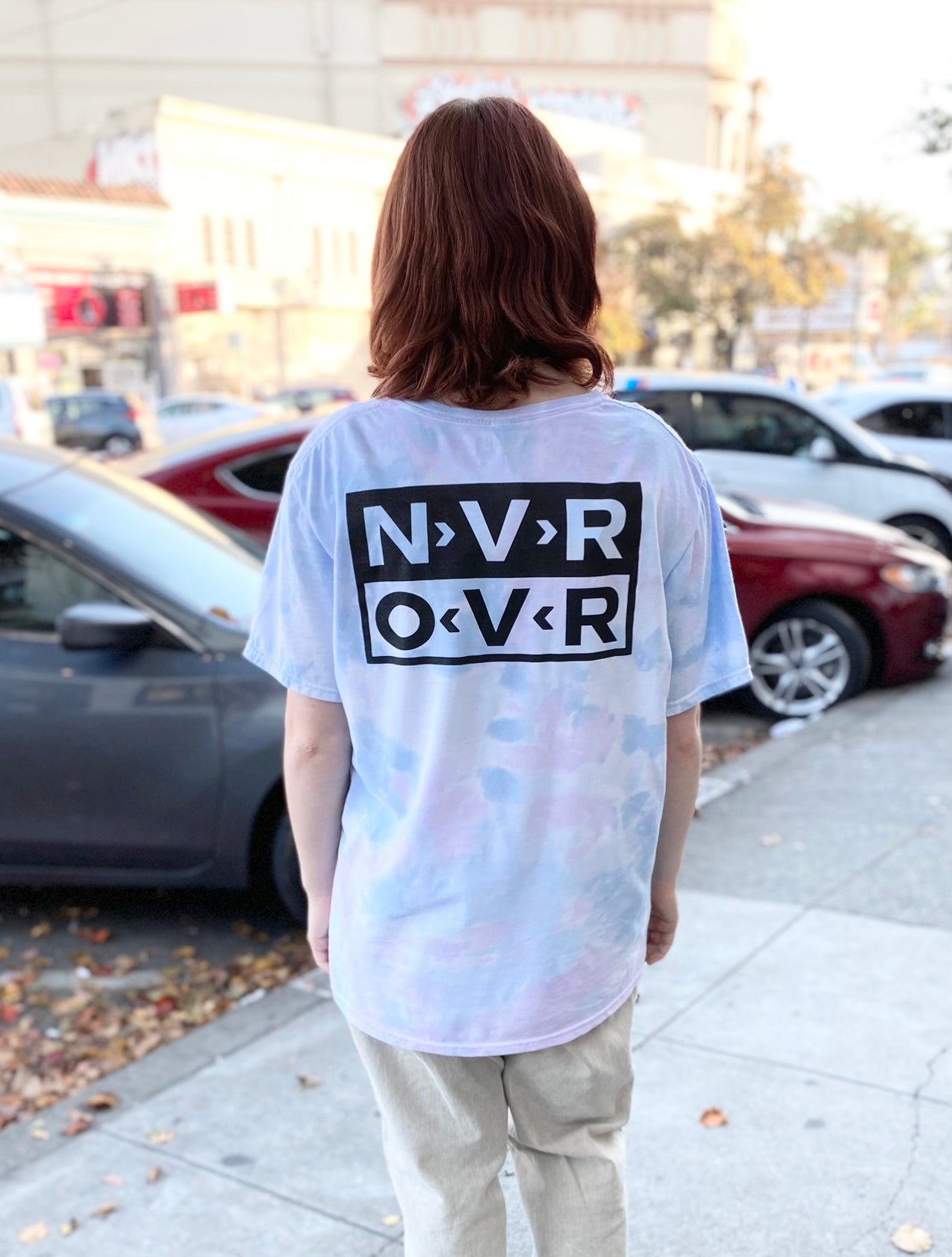NVR OVR “BE NICE” Tie Dye Shirt