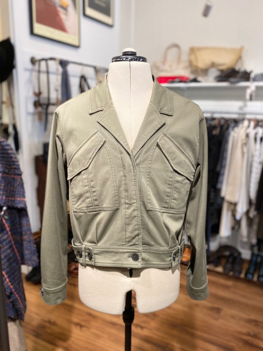 Derek Lam Green Cotton Jacket, 12