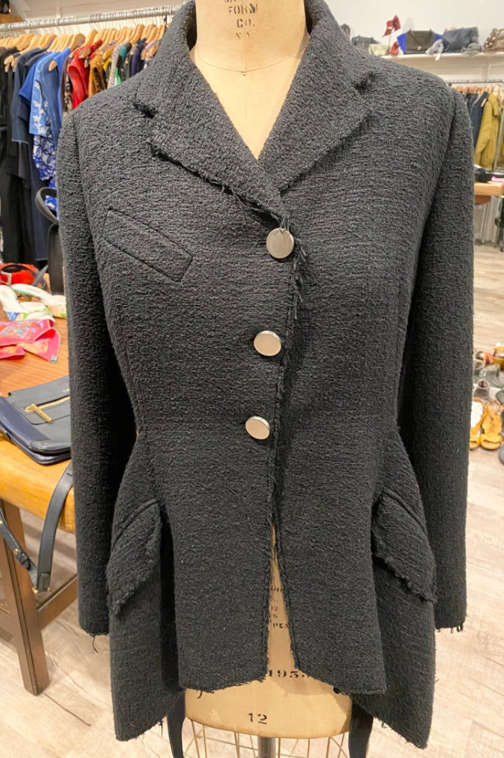 Proenza Schouler Black Tweed Jacket, 8
