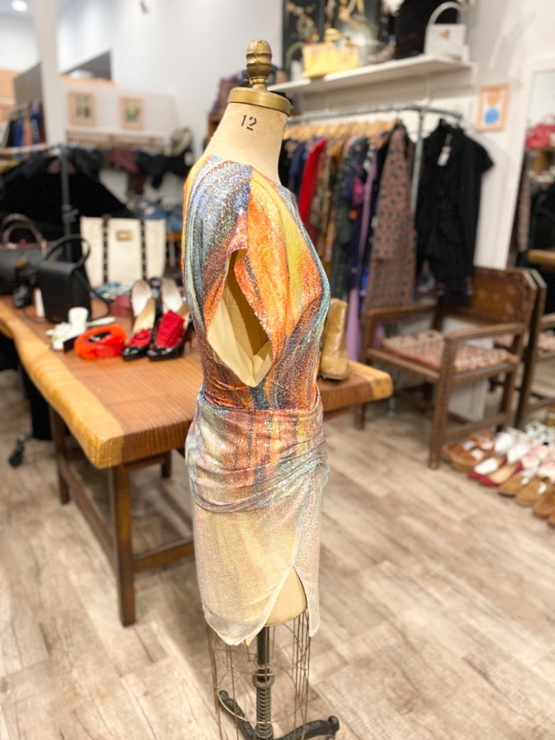 IMFL Multicolor Sequin Dress, Small
