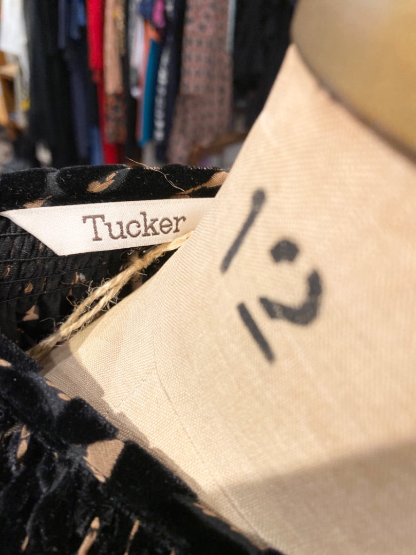 Tucker Leopard Silk Blouse, Petite