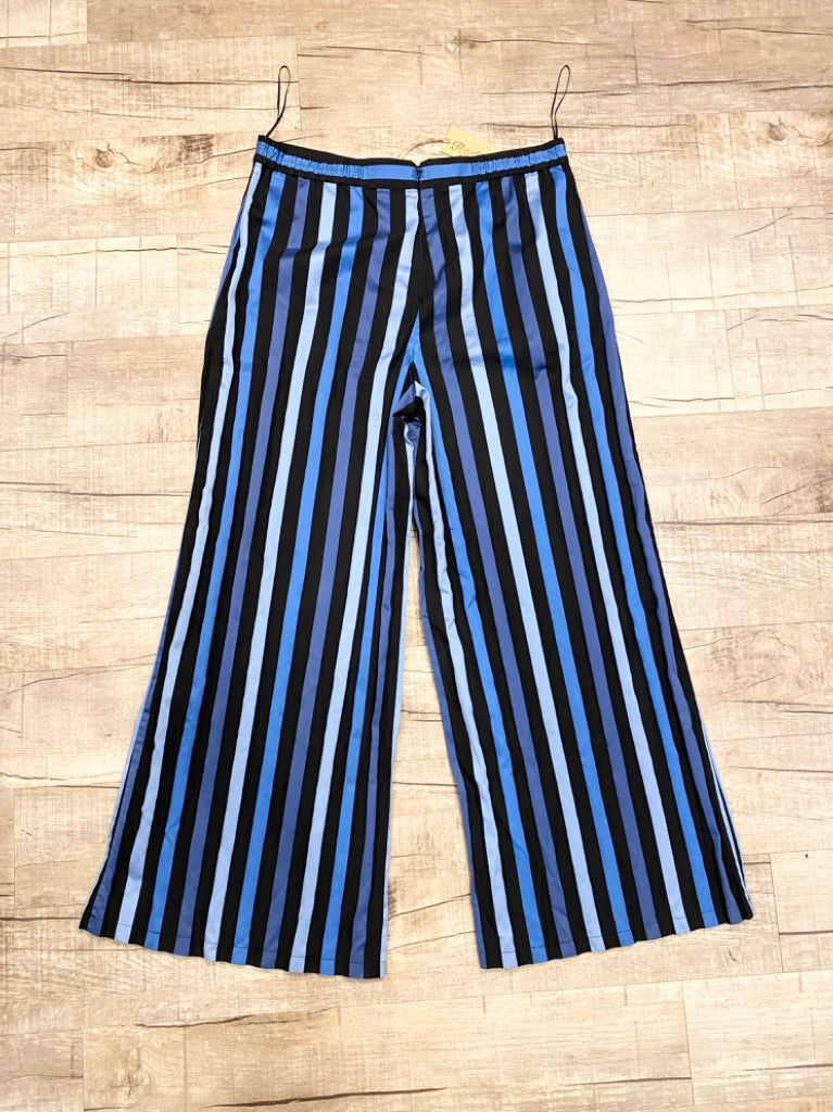 Osman Blue Stripe Cotton Pants, 12