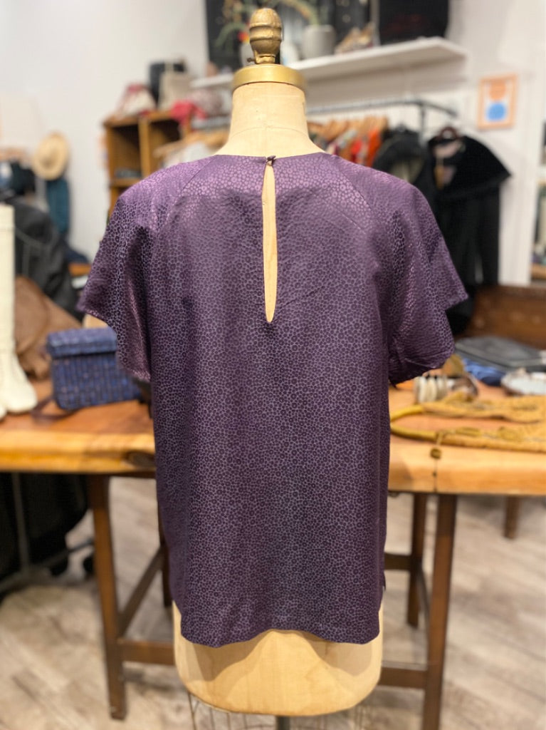 Phillip Lim Purple Silk/Wool Blouse, 10