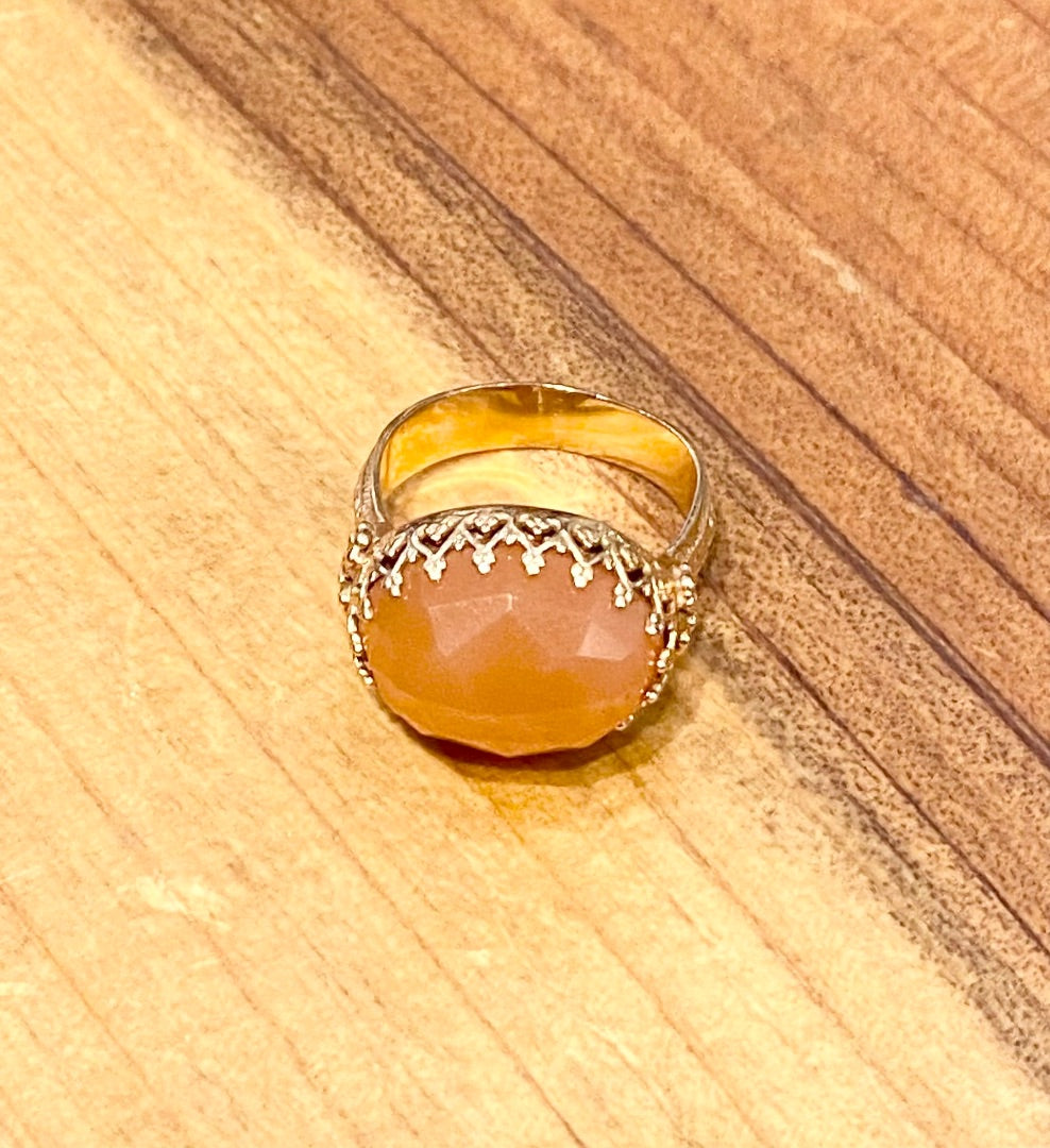 Paparazzi Moonlit Marigold - Pink Moonstone - Ring | $5 Jewelry with Ashley  Swint