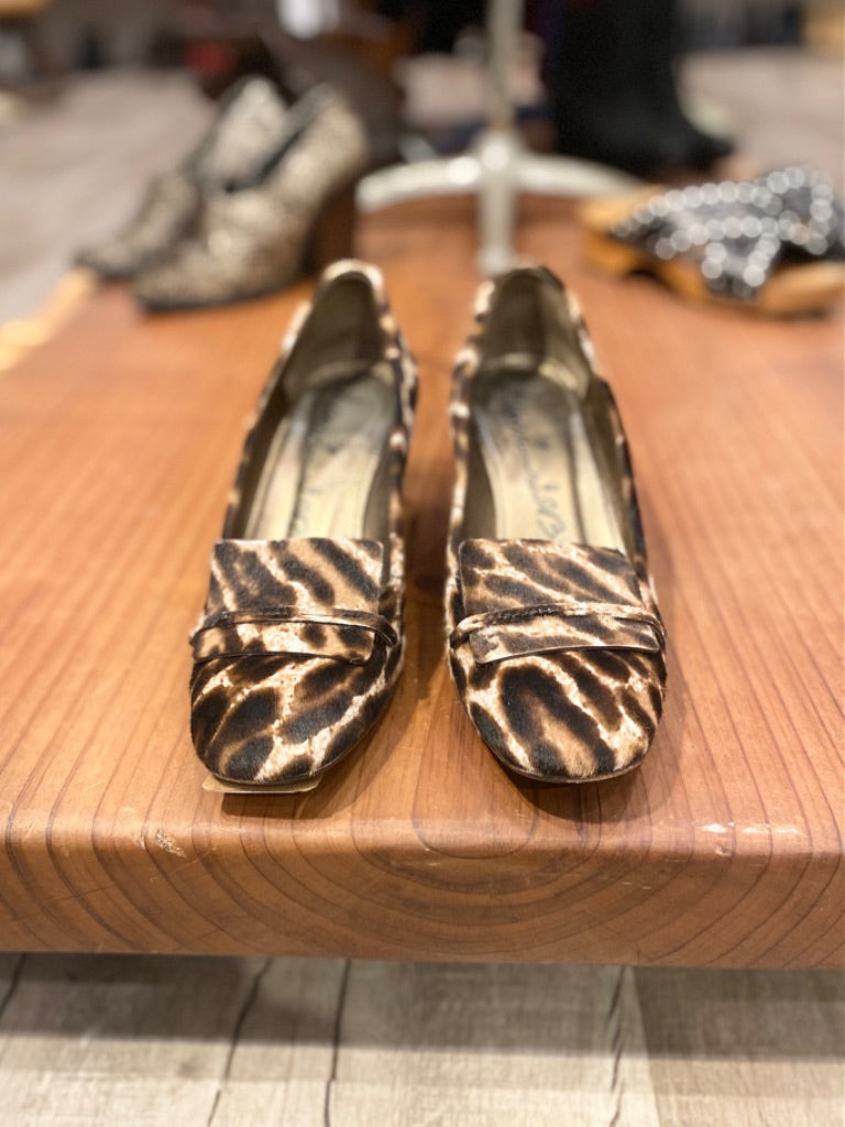 Lanvin Brown Leopard Heels, 40